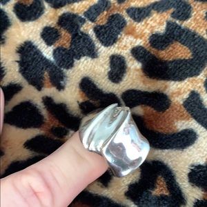 Silpada chunky sterling silver ring
